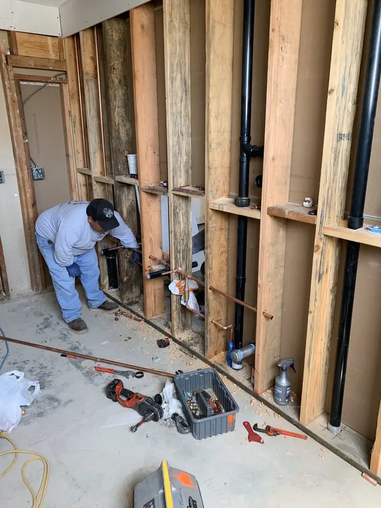 Commercial rough-in plumbing for Trenchless Sewer Repair in North Madison